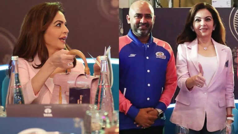 Nita Ambani’s show-stopping look at the WPL Auction!