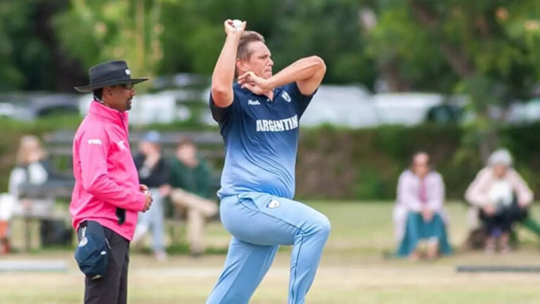 Rarest of rare feat! Argentine bowler takes ‘double hat-trick’