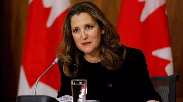 Canada’s deputy PM Chrystia Freeland resigns citing rift with Trudeau