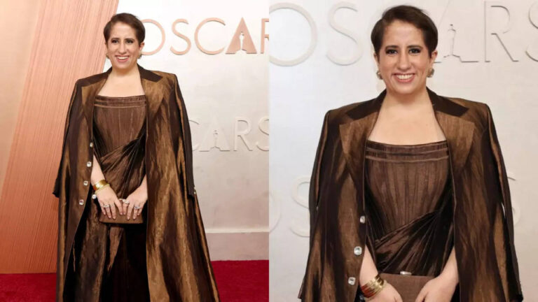 Spotted: Manish Malhotra ensemble at Oscars 2025